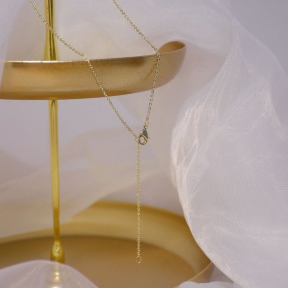 NEW 14K Gold Plated Diamond Angel Wing Necklace - Picture 9 of 9